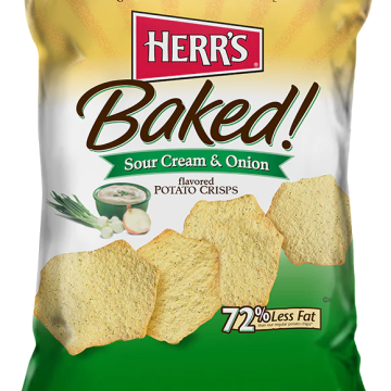 Sour Cream & Onion Baked Crisps