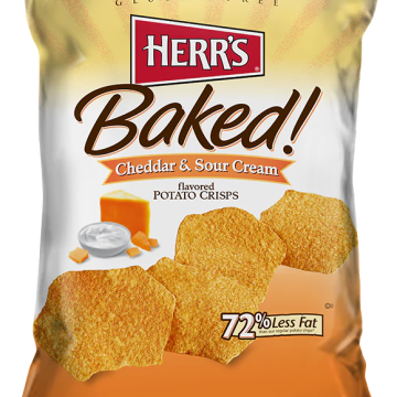 Cheddar & Sour Cream Baked Crisps